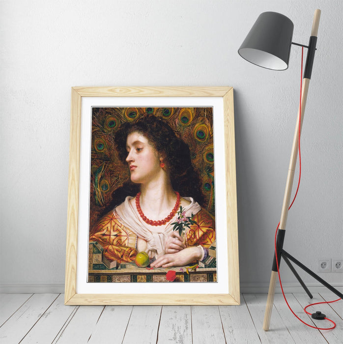 Framed Wall Art - Frederick Sandys Vivien Poster Print | Handmade UK Frame