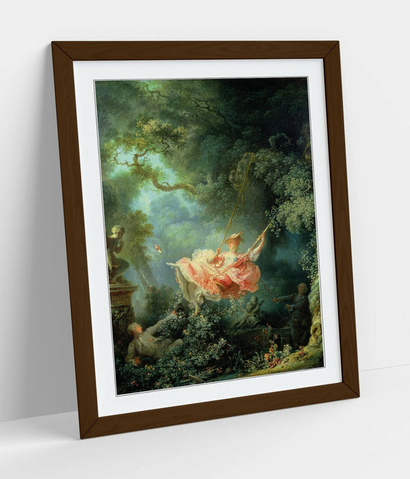 Framed Art Poster - Classic Wall Art Print with Handmade Picture Frame, Matte Finish