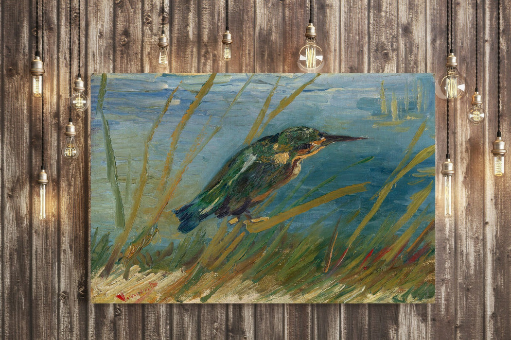 Van Gogh The Kingfisher Bird CANVAS WALL ART PAINTING PRINT ARTWORK CLASSIC