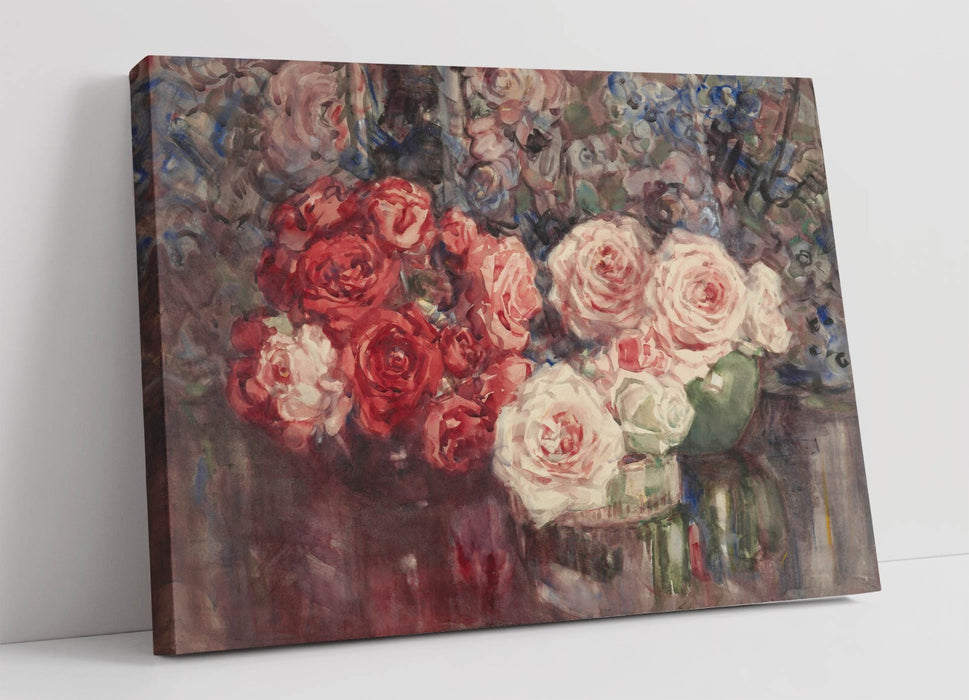 Canvas Wall Art - Margaret Stoddart Roses Floral Canvas Print Ready to Hang