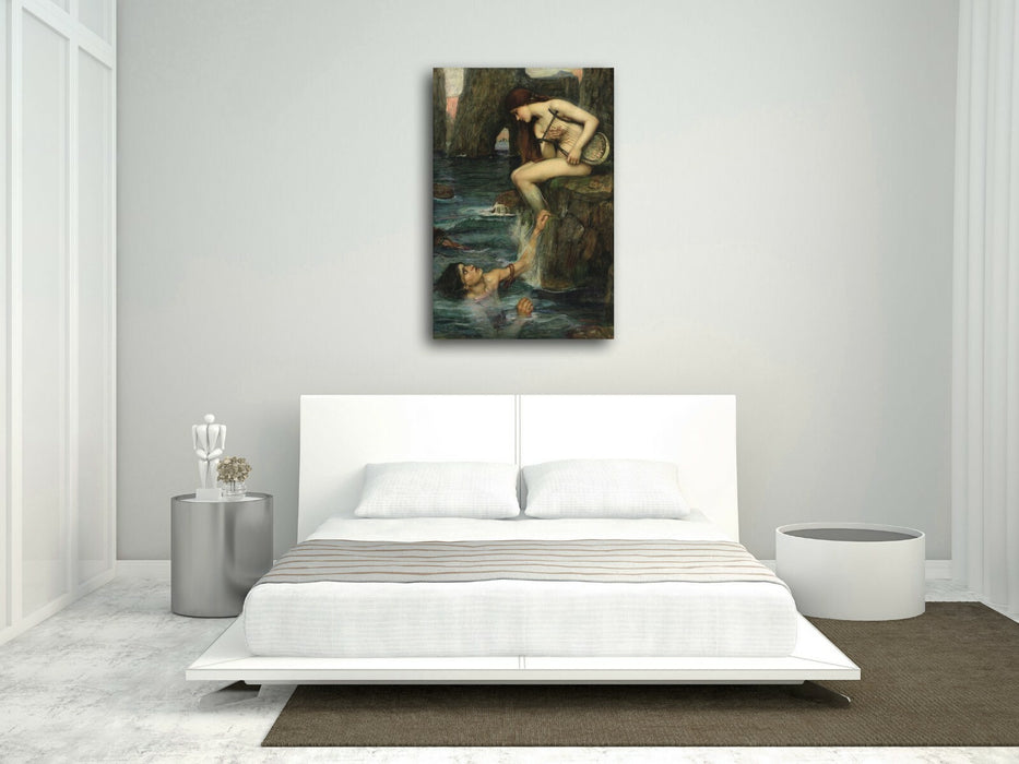 CANVAS WALL ART PAINTING PRINT ARTWORK WOMAN John William Waterhouse The Siren