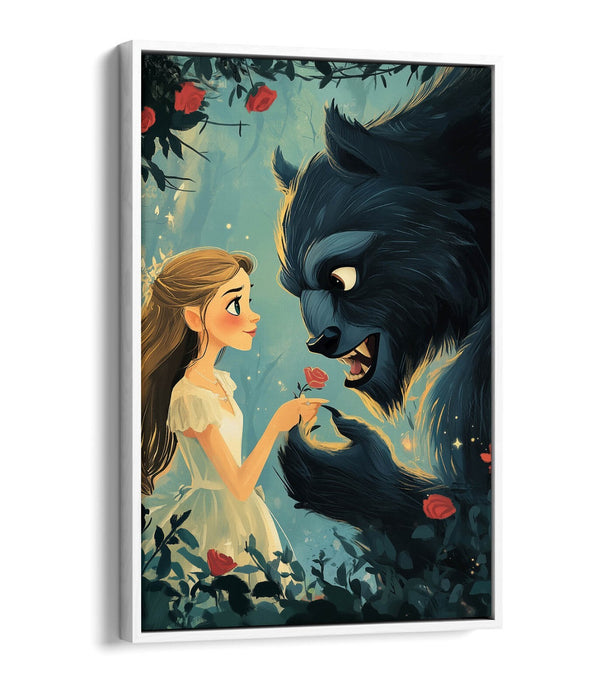 Kids Canvas Wall Art - Fairy Tale Bedroom Art | Float Effect Premium Print