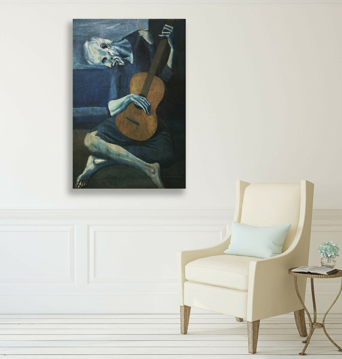 Pablo Picasso The Old Guitarist MUSIC CANVAS WALL ART ARTWORK FRAMED PRINT