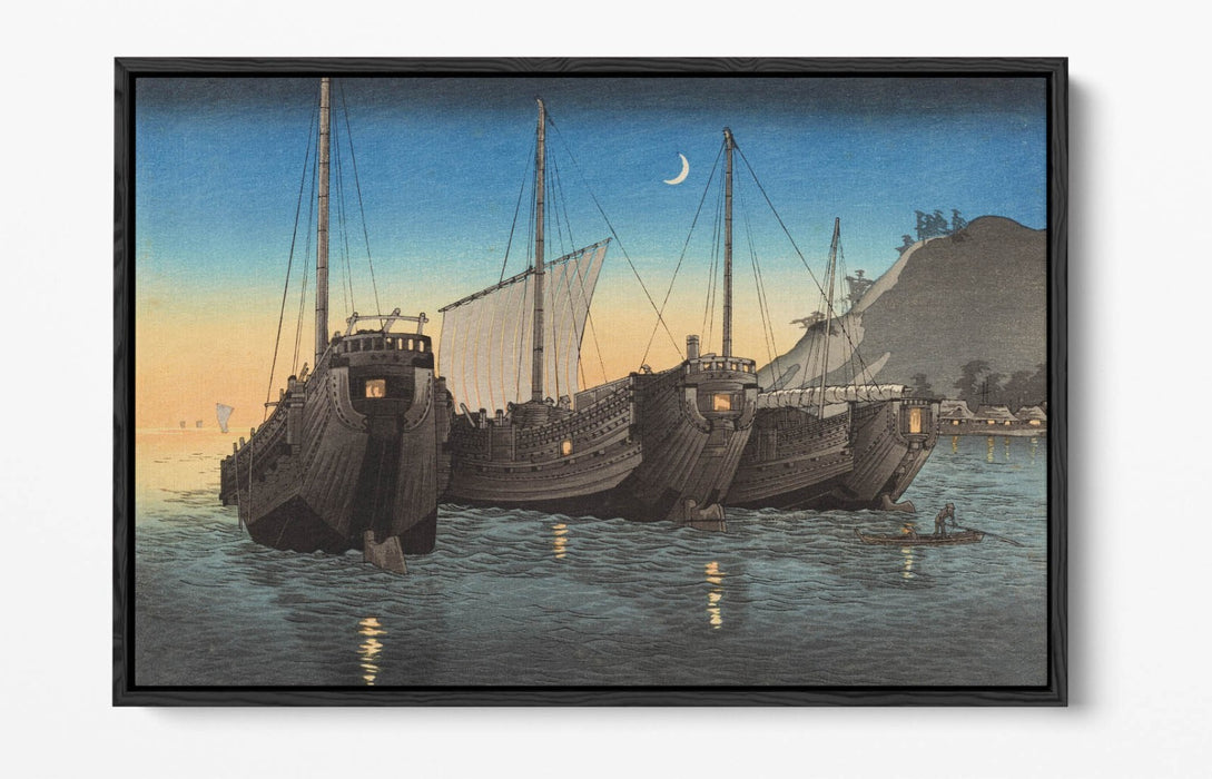 Canvas Wall Art Print Featuring Takahashi Hiroaki | Handmade Float Effect Canvas, Ready To Hang