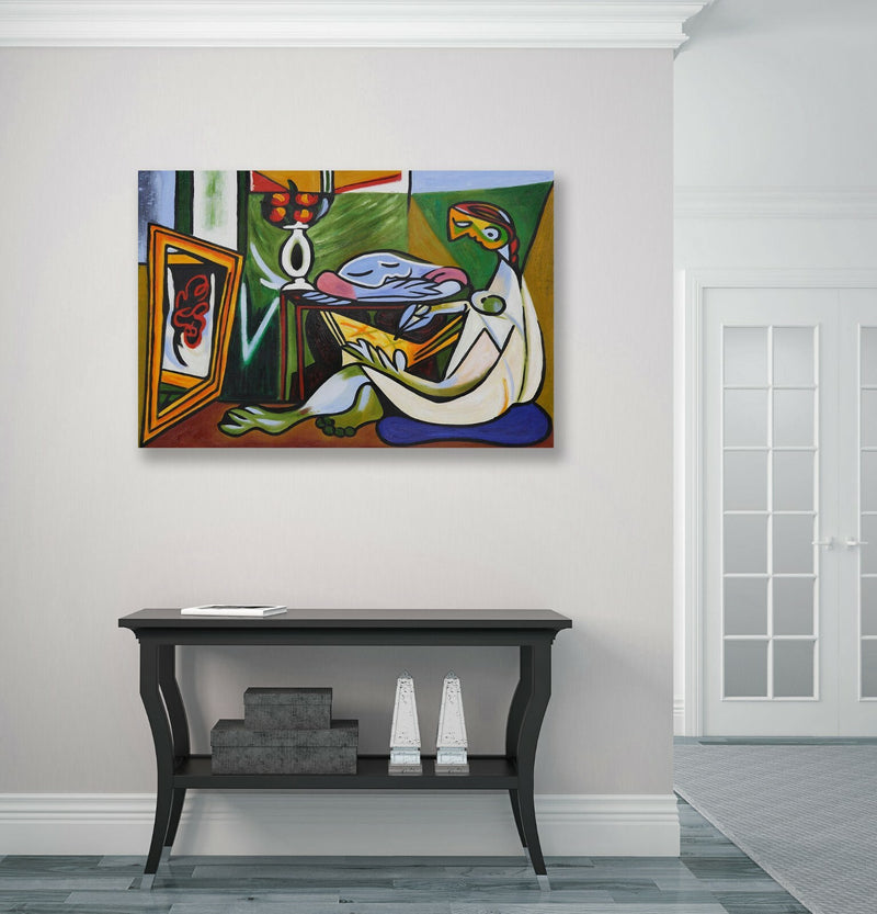 Canvas Art – Pablo Picasso, The Muse Framed Wall Art With 30mm Deep Frame