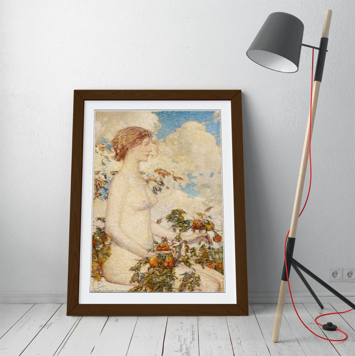 Framed Wall Art – Pomona Painting Print by Childe Hassam | Handmade UK Frames