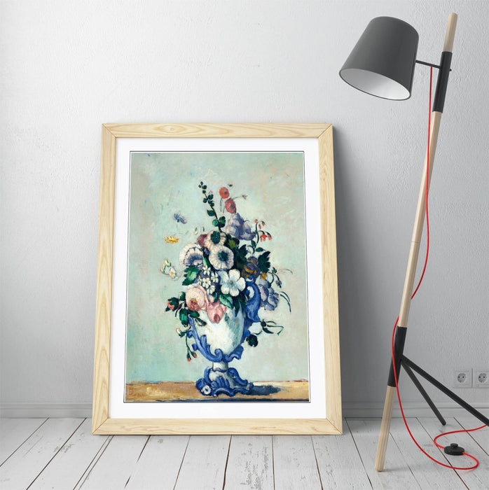 Rococo Vase Wall Art – Framed Wall Art Print by Paul Cezanne | Matte Paper