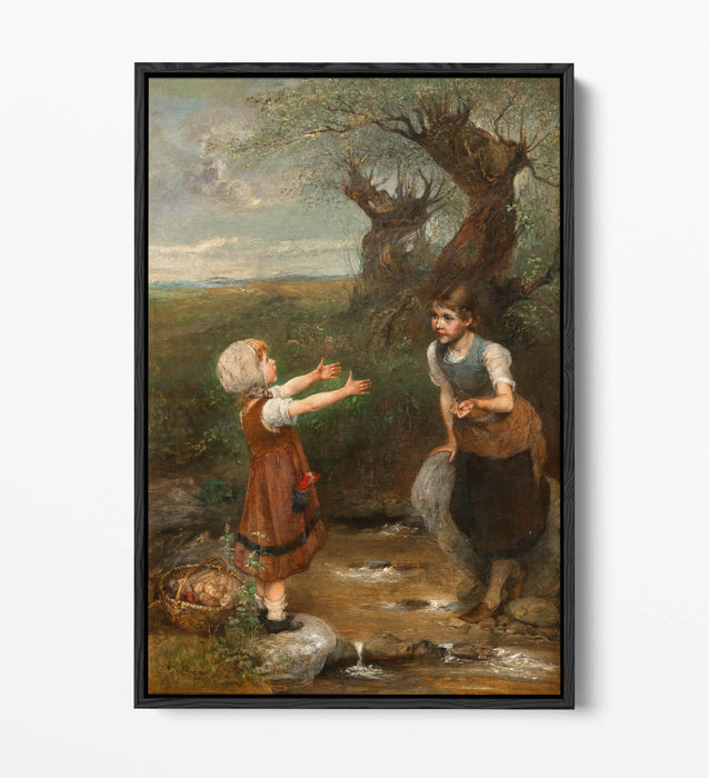 EMIL KEYSER, ASSISTANCE -FLOAT EFFECT CANVAS ART PRINT