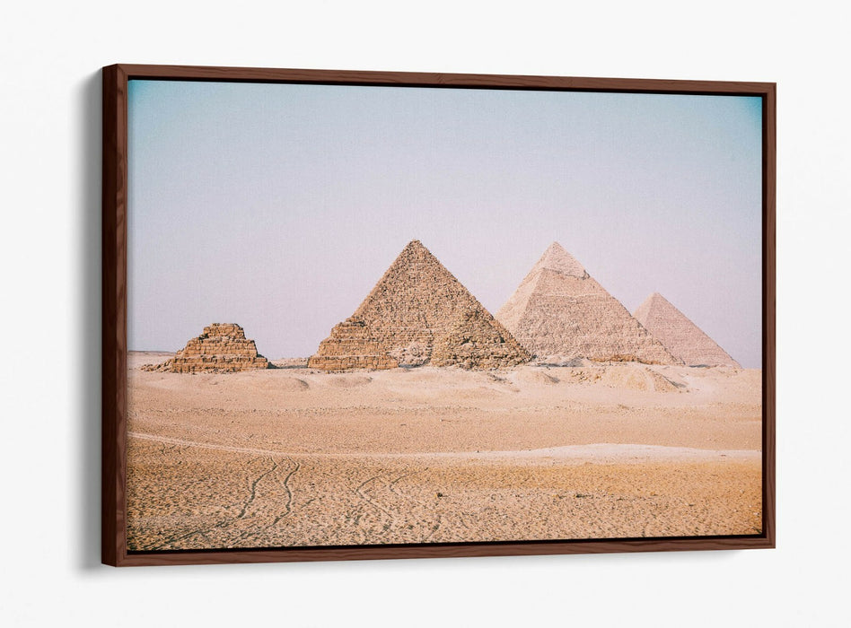Pyramids Of Giza Canvas - Premium Float Effect Wall Art With Vibrant Colors
