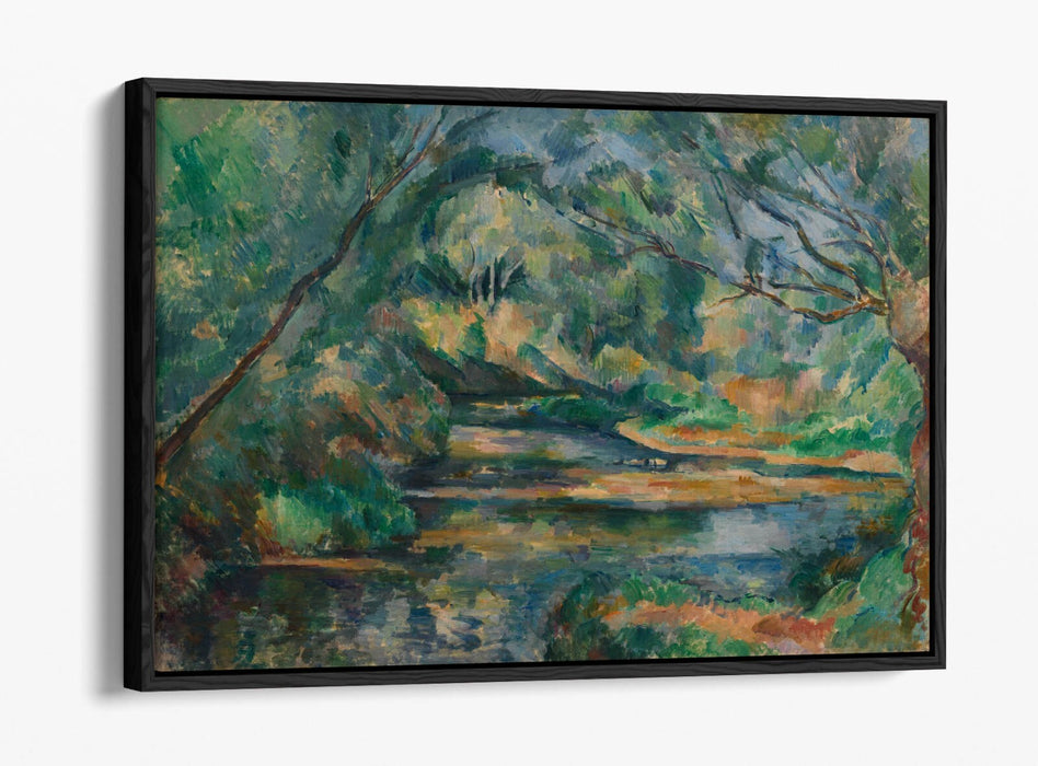 Float Effect Canvas Art | Paul Cezanne Print on Handmade UK MDF Frame