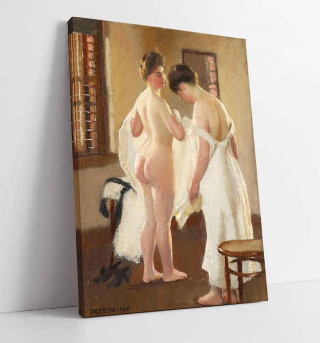 Canvas Wall Art William McGregor Paxton Women Dressing - Classic Handmade Canvas Artwork Print