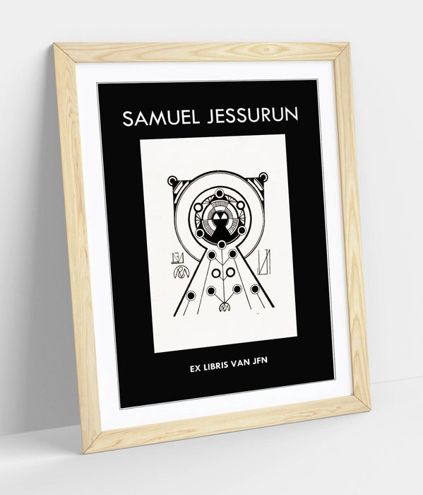 Framed Wall Art - Samuel Jessurun Gothic Poster With Faux Wood Frame