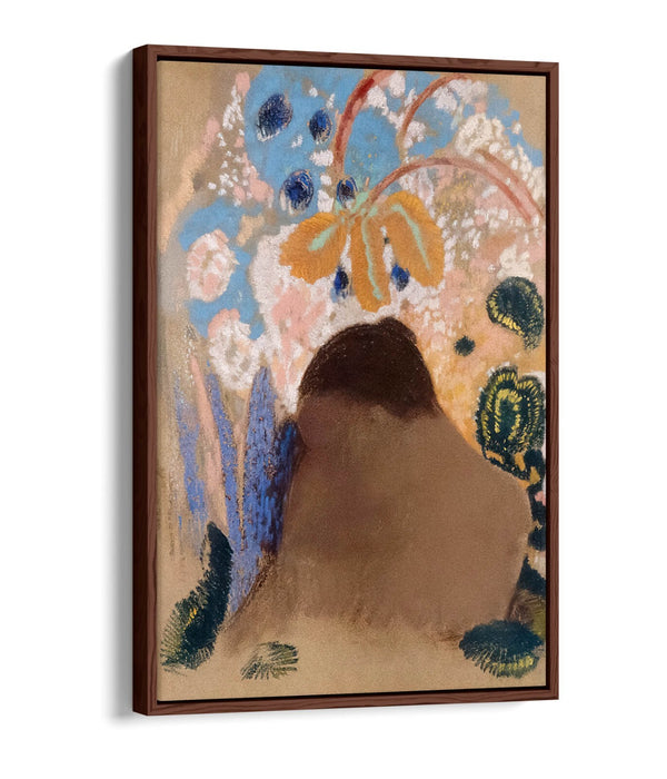 ODILON REDON, OPHELIA -FLOAT EFFECT CANVAS WALL ART PRINT
