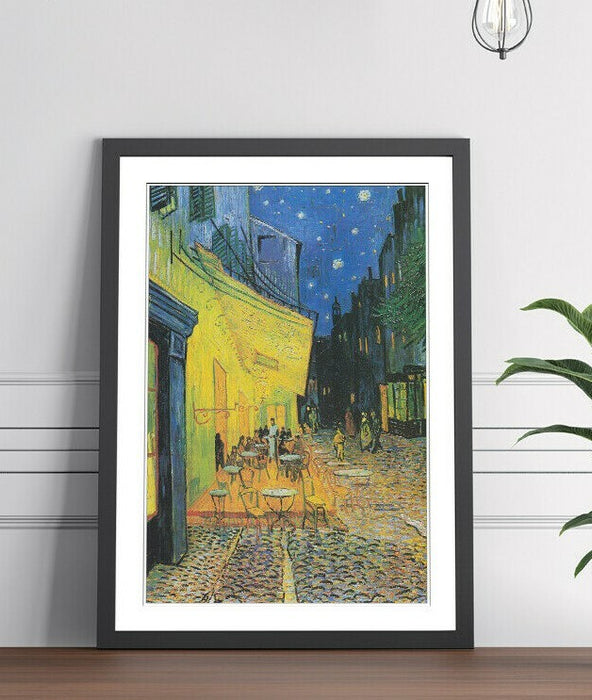 Van Gogh Wall Art – Framed Painting Print With Woodgrain Frame | Museum Quality