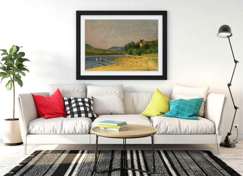 Framed Wall Art - Ferdinand Katona Nedeky Castle Handmade Poster Print 4 Sizes