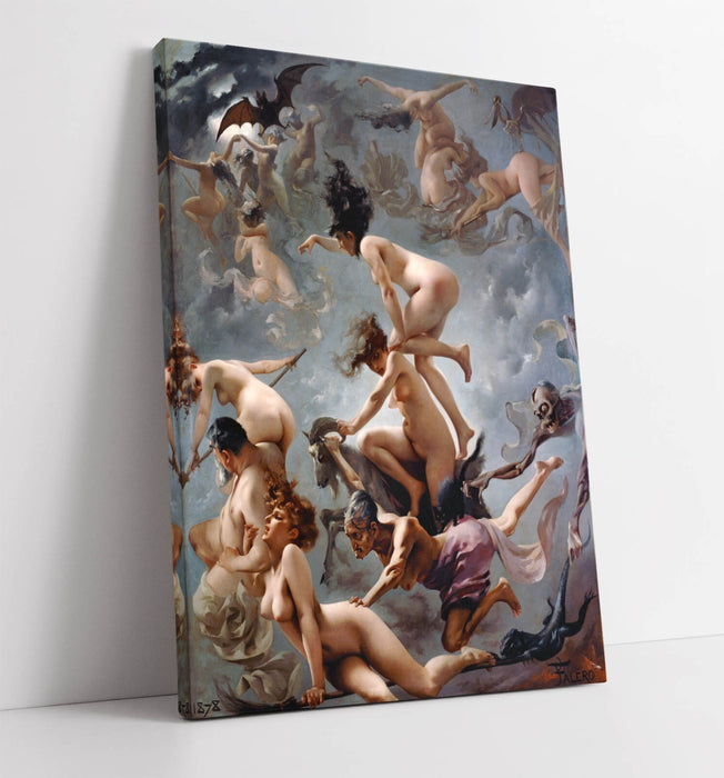 Witches Canvas Print | Luis Ricardo Falero Artwork | Premium Varnish Finish Satin Wall Art