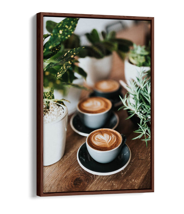 Canvas Wall Art – Coffee Canvas Print With Float Effect Art | Handmade UK Artwork