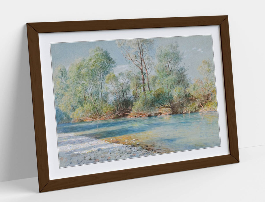 Framed Wall Art - William Stanley Haseltine River Print | Handmade UK Poster