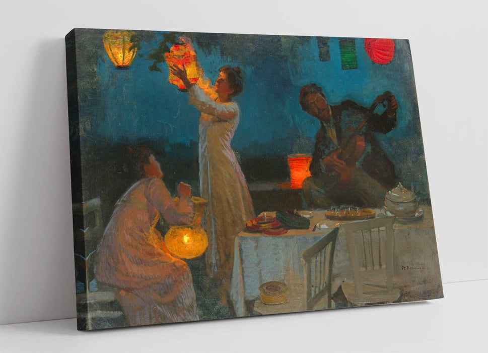 Canvas Wall Art - Max Pietschmann Lantern Studies Print | Handmade Canvas Art