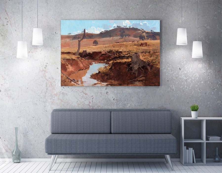 ARTHUR STREETON, THE CREEK -CANVAS WALL ART ARTWORK PRINT