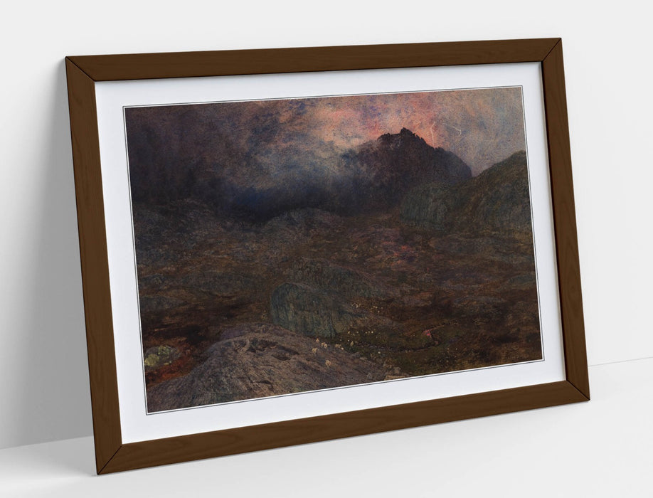 Framed Wall Art - Alfred William Hunt Cwm Trifaen Painting | Handmade UK Frame