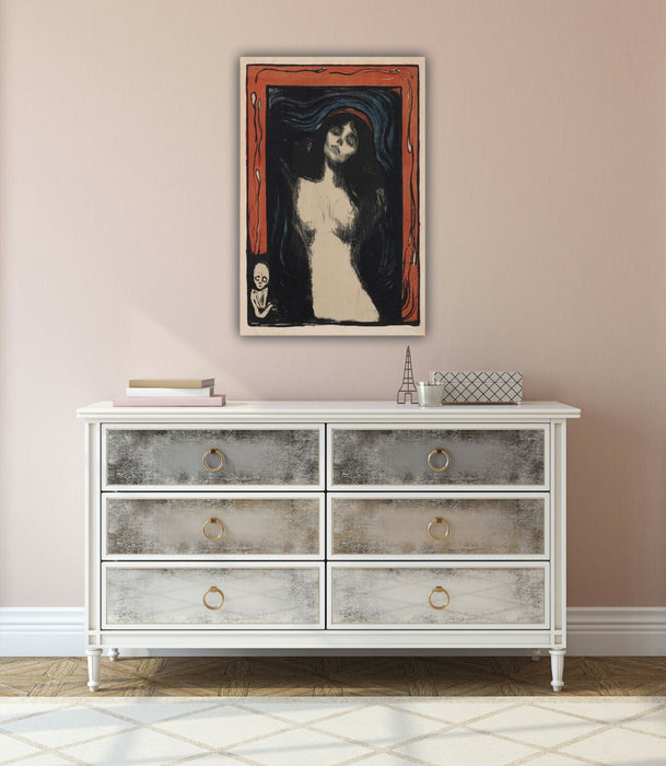 Munch Canvas Wall Art – Edvard Munch Madonna Art Print on Premium Canvas