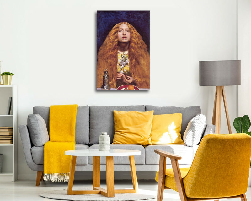 Canvas Wall Art - John Everett Millais The Bridesmaid Painting | Handmade Canvas Print