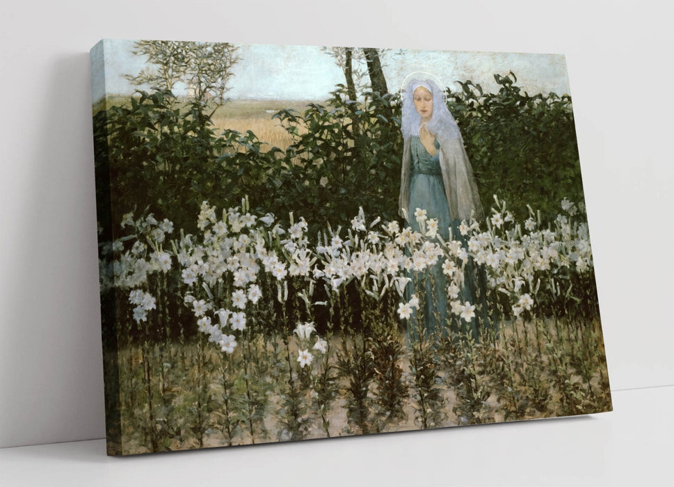 GEORGE HITCHCOCK, THE ANNUNCIATION -CANVAS WALL ARTWORK PICTURE PRINT