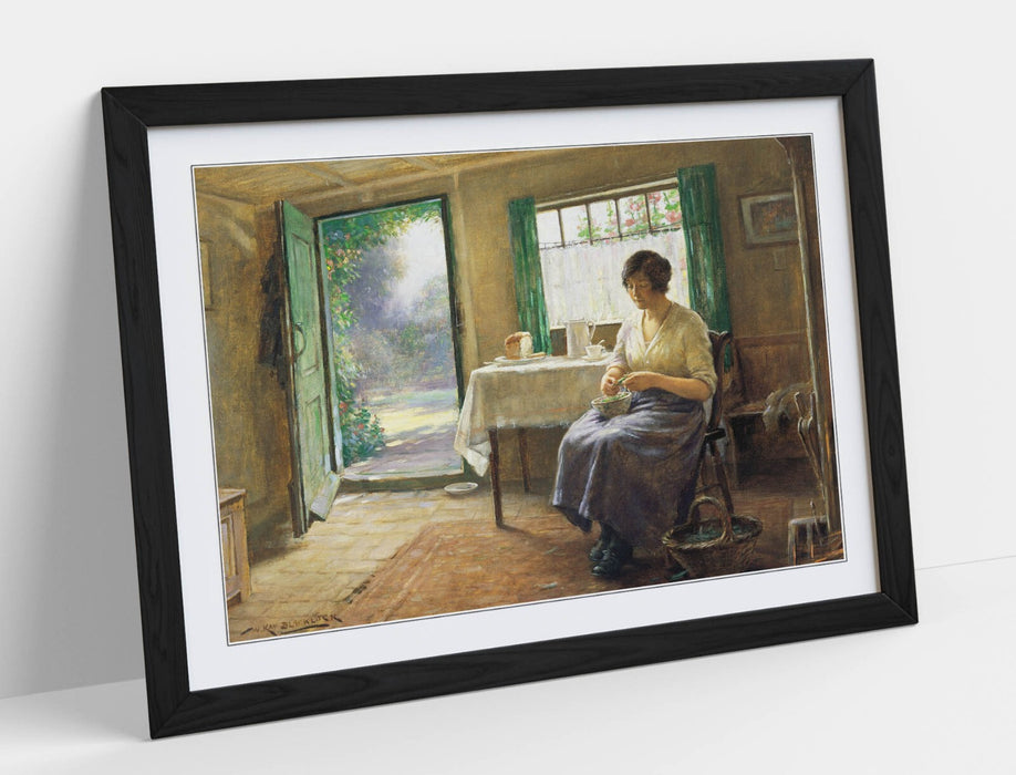 Framed Wall Art - William Blacklock Lunchtime Preparations Print | Handmade UK Poster