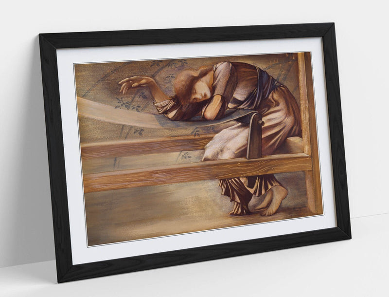 Framed Art Poster - Edward Burne Jones Garden Court Print | Handmade Wall Art