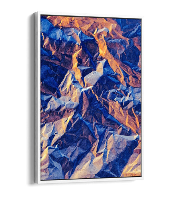 Mountain Rocks Canvas Art - Abstract Wall Art | Float Effect Canvas Print