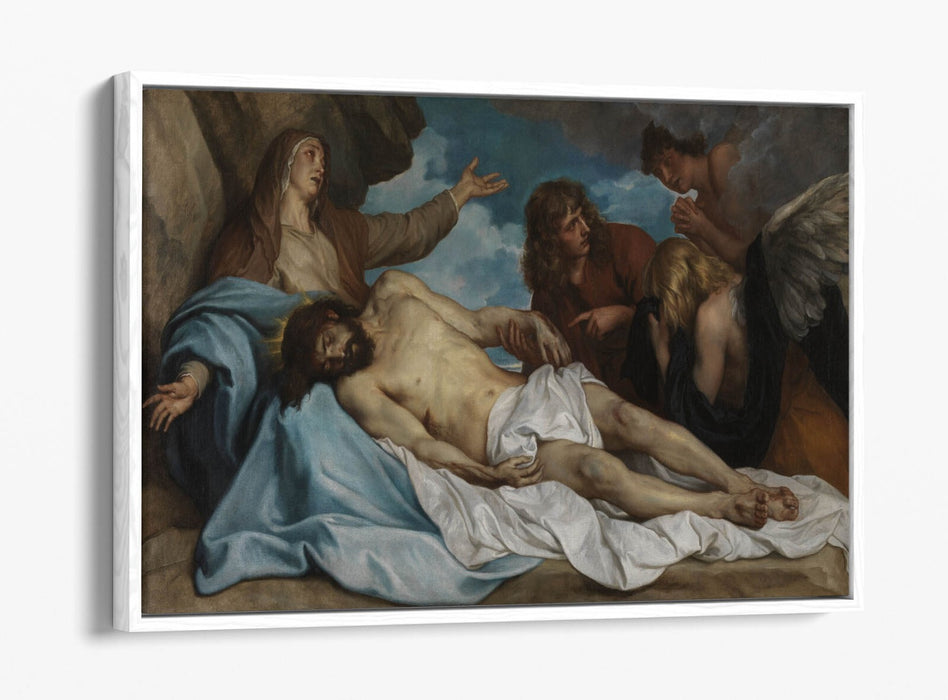 ANTHONY VAN DYCK, LAMENTATION OF CHRIST -FLOAT EFFECT CANVAS WALL ART PRINT