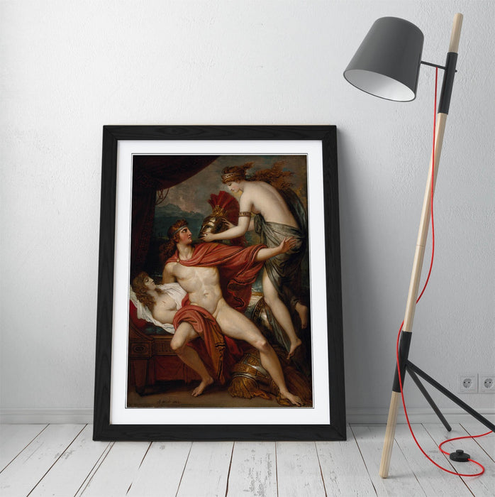 Framed Art Poster - Benjamin West Thetis Bringing Armor to Achilles, Matte Print