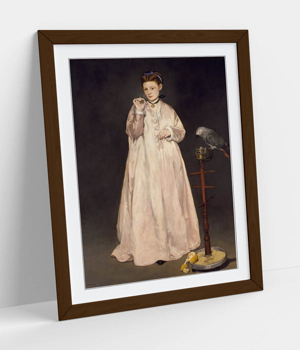 Framed Art Poster – Classic Wall Art Print With Woodgrain Frame Finish