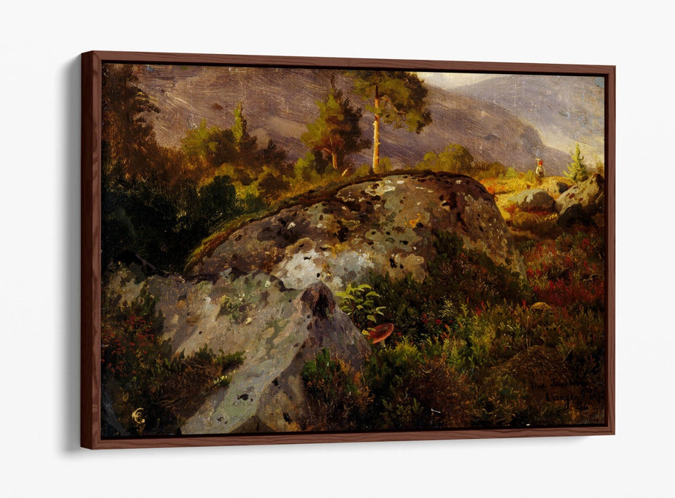 Canvas Wall Art - Handmade Landscape Print with Float Effect & Premium Frame