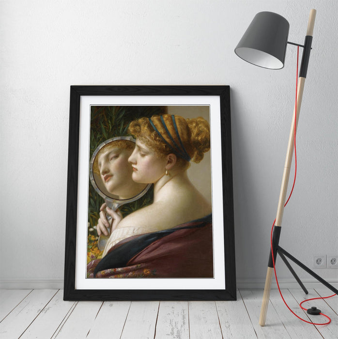 Framed Wall Art Featuring Frederick Sandys The Pearl Painting – Matte Paper Poster