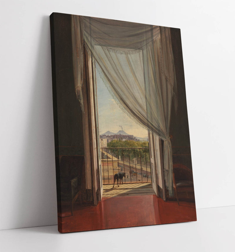 Canvas Wall Art – Franz Ludwig Catel View of Naples | Handmade Premium Print
