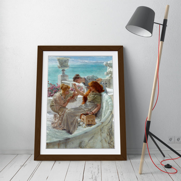 Framed Art Poster - Lawrence Alma Tadema Fortune's Favourite Artwork | Ready To Hang