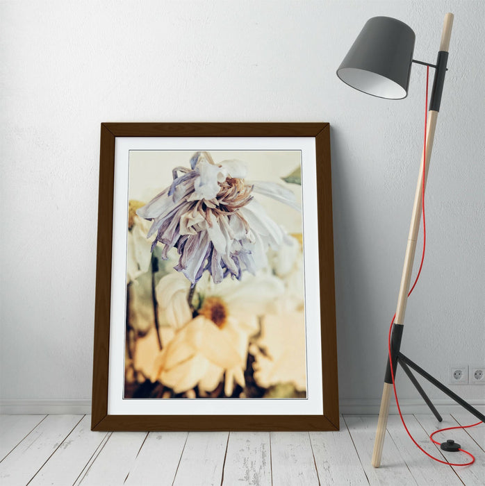 Framed Poster Art – Vintage Wall Art With Natural Wood Frame & Archival Ink Print