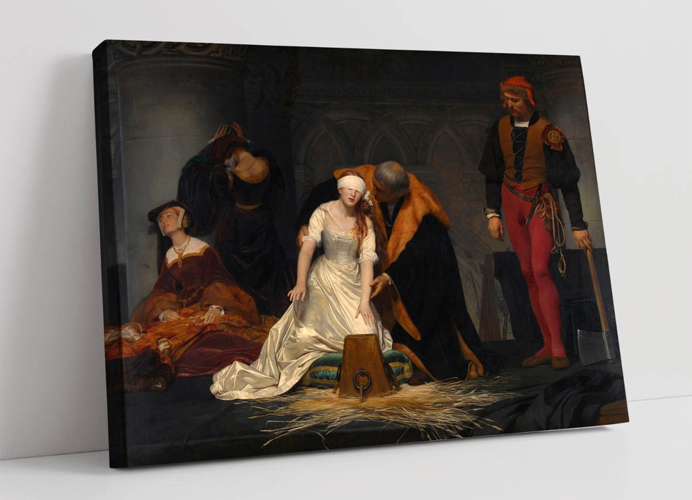 Canvas Wall Art - Paul Delaroche Execution of Lady Jane Grey | Handmade Print