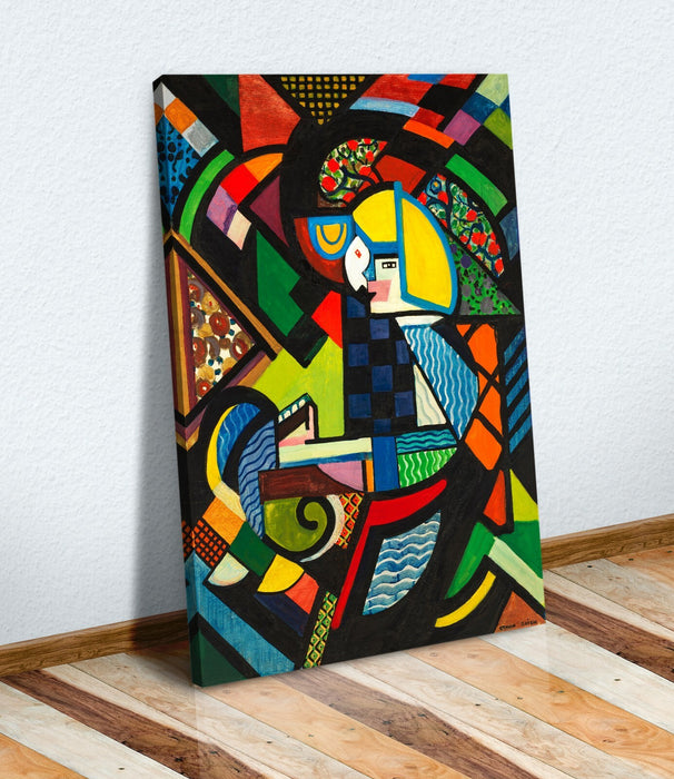 Canvas Wall Art | Abstract Multi Colour Artwork - Framed Modern Canvas Decor