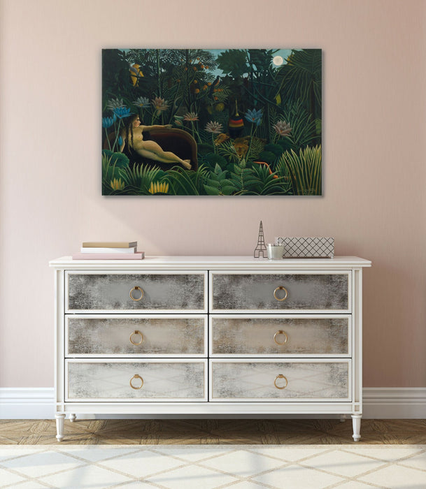 Canvas Wall Art – The Dream Henri Rousseau Framed Canvas Print 30mm Deep Frame