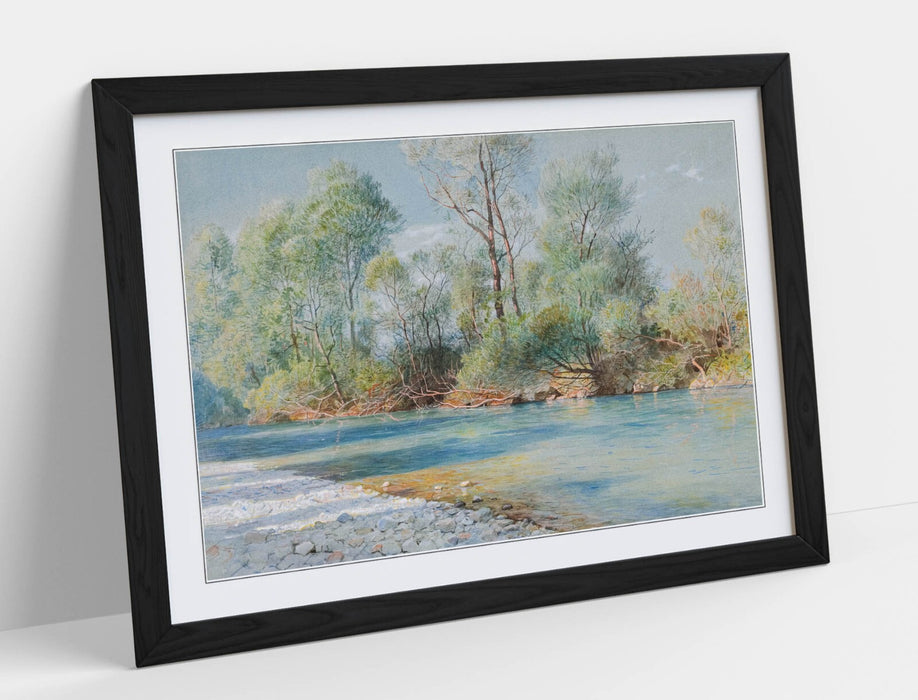 Framed Wall Art - William Stanley Haseltine River Print | Handmade UK Poster