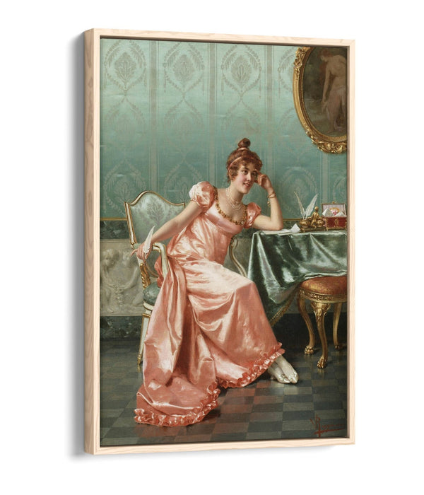 Canvas Wall Art Featuring Vittorio Reggianini | Float Effect Handmade Print