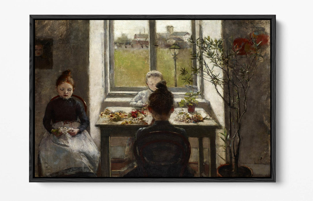 Canvas Wall Art Print – Olga Boznanska Florists | Float Effect Canvas Decor