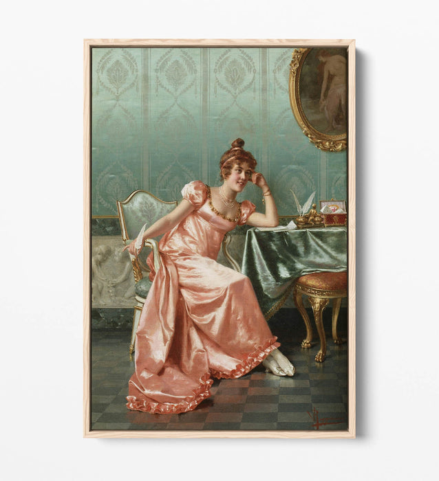 Canvas Wall Art Featuring Vittorio Reggianini | Float Effect Handmade Print