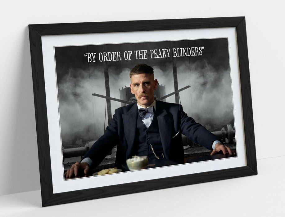 PEAKY BLINDERS ARTHUR SHELBY QUOTE -ART FRAMED POSTER PICTURE PRINT ARTWORK-NAVY