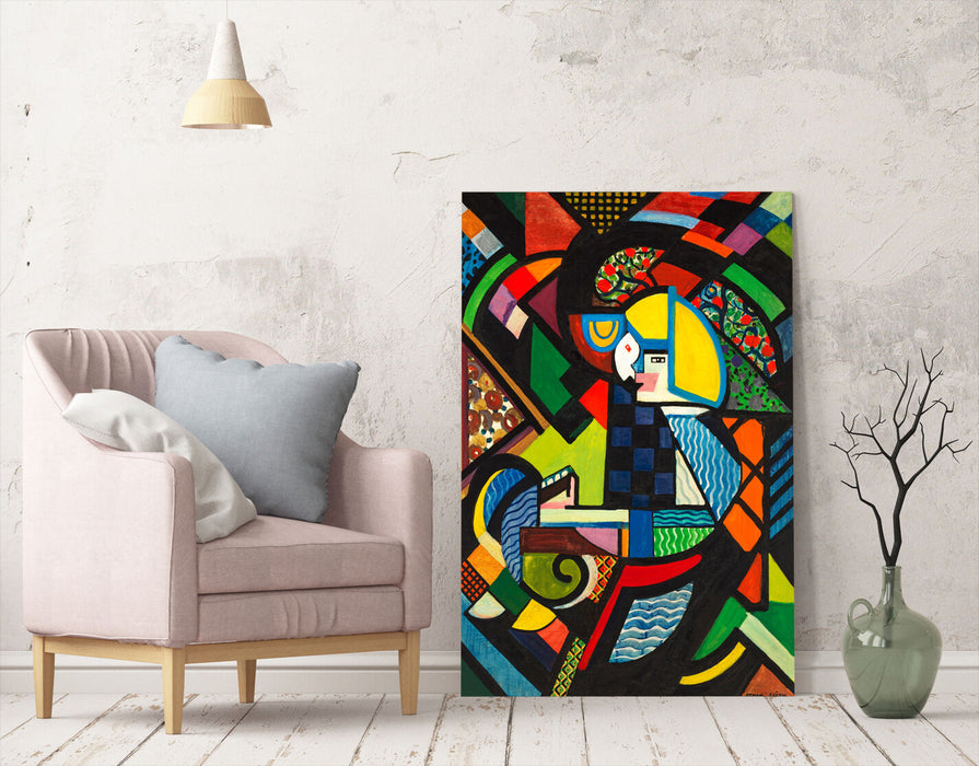 Canvas Wall Art | Abstract Multi Colour Artwork - Framed Modern Canvas Decor