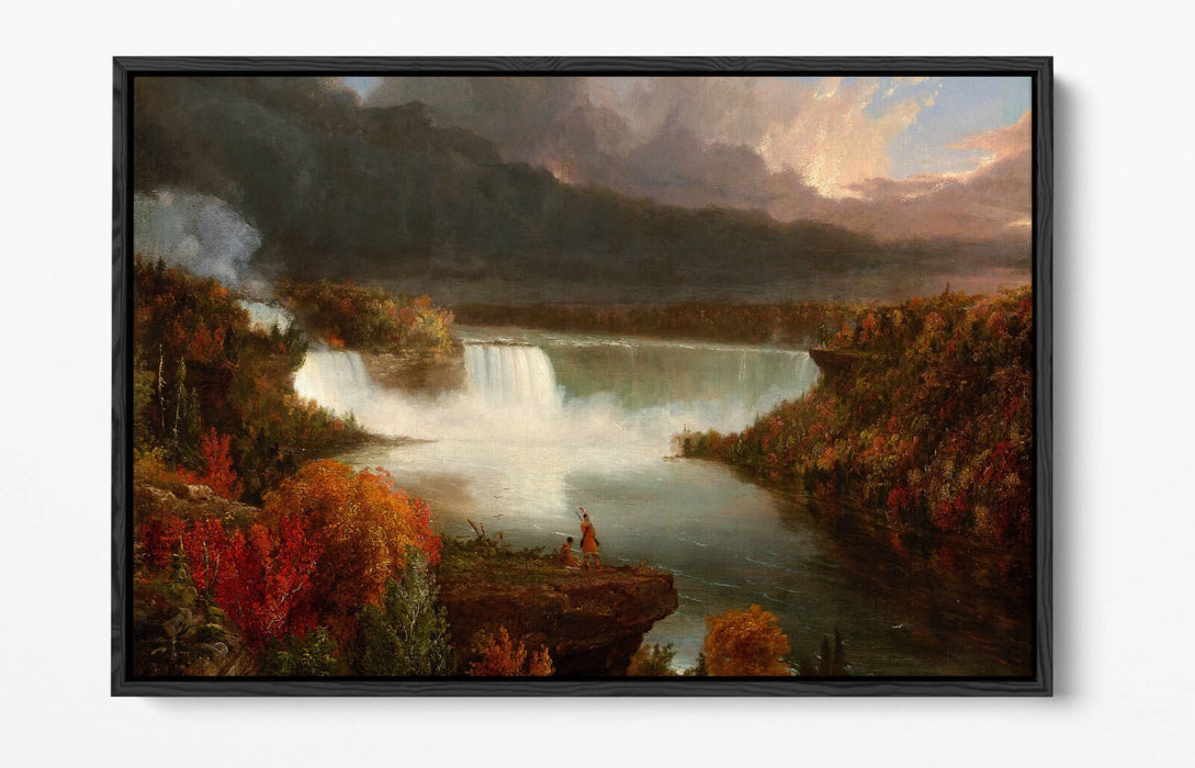Canvas Wall Art - Thomas Cole Niagara Falls Print | Float Effect Handmade Canvas