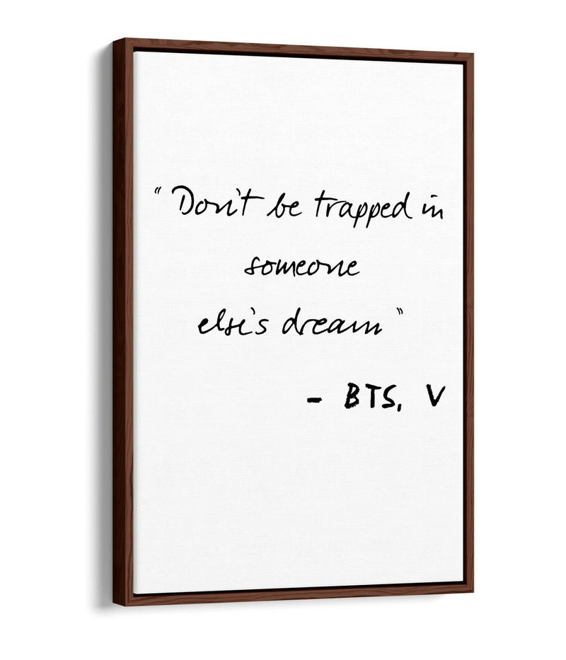 BTS Canvas Wall Art – Handmade UK Float Effect Canvas Print With Premium Varnish Finish